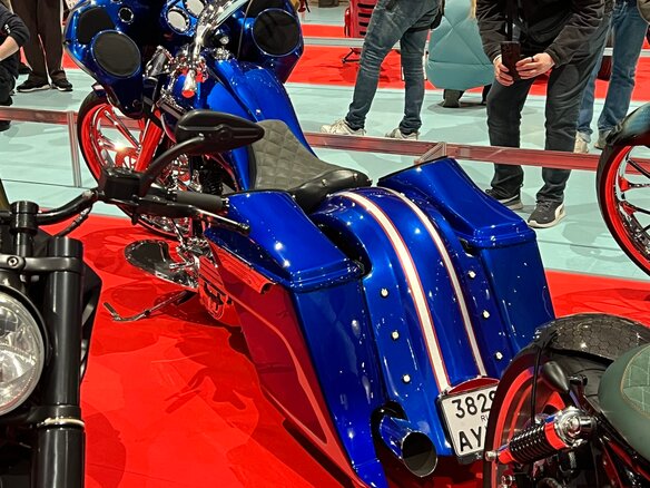 2007 Harley-Davidson Road Glide, синий, 1750000 рублей - вид 6