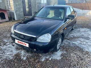 2008 Lada (ВАЗ) Priora I, чёрный, 180000 рублей, вид 2