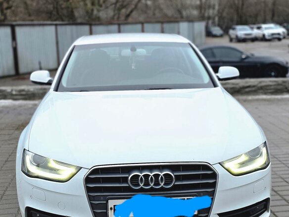 2014 Audi A4 IV (B8) Рестайлинг, белый, 1250000 рублей