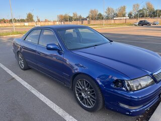 1997 Toyota Mark II VIII (X100), синий, 690000 рублей, вид 3