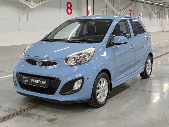 2011 Kia Picanto II, голубой