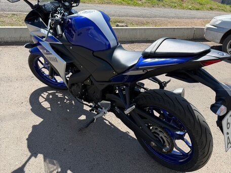 2015 Yamaha YZF-R3, синий, 440000 рублей, вид 3