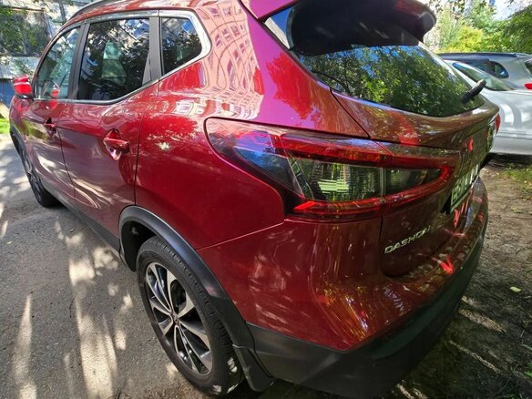 2019 Nissan Qashqai II, красный - вид 4