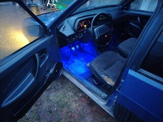 1998 Lada (ВАЗ) 21099, синий, 70000 рублей, вид 4