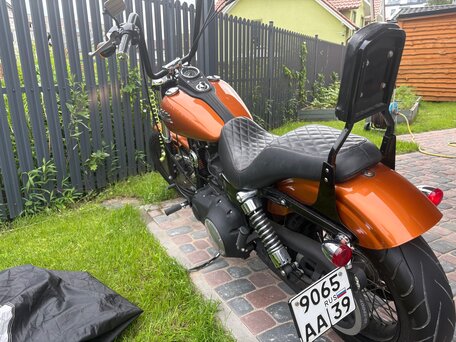 2015 Harley-Davidson Street Bob, оранжевый, 700000 рублей, вид 3