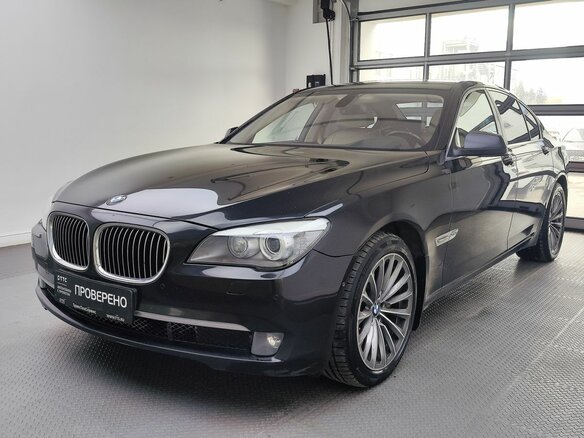 2011 BMW 7 серии 750i xDrive V (F01/F02/F04), чёрный, 1499000 рублей