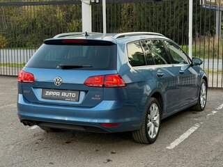 2014 Volkswagen Golf VII, синий, 1489000 рублей, вид 4