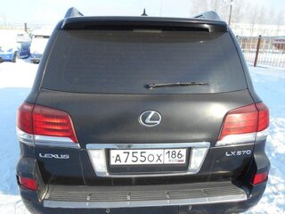 2013 Lexus LX 570 III Рестайлинг, чёрный, 2847480 рублей, вид 3