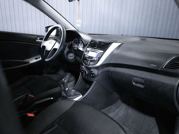 2013 Hyundai Solaris I, синий - вид 15