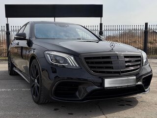 2017 Mercedes-Benz S-Класс AMG 63 AMG Long III (W222, C217) Рестайлинг, чёрный, 8500000 рублей, вид 4