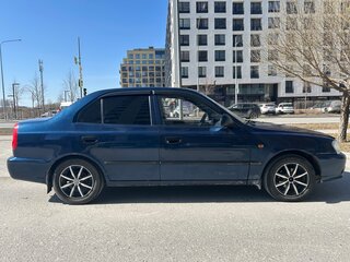 2007 Hyundai Accent ТагАЗ II, синий, 285000 рублей, вид 4