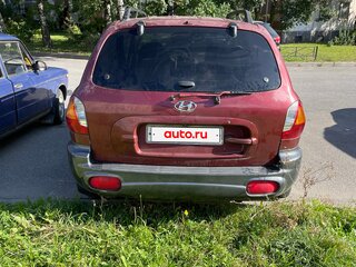 2001 Hyundai Santa Fe I, красный, 320000 рублей, вид 2