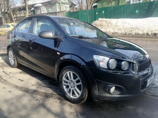 2012 Chevrolet Aveo II, чёрный, 680000 рублей, вид 1