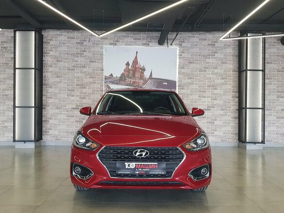 2019 Hyundai Solaris II, красный, 1645000 рублей - вид 2