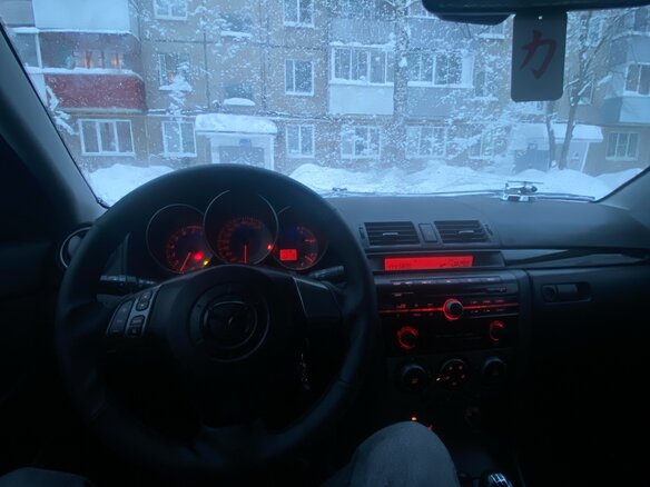 2006 Mazda 3 I (BK) Рестайлинг, синий, 465000 рублей - вид 5