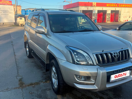 2008 Toyota Land Cruiser Prado 5-speed 120 Series Рестайлинг, бежевый, 2950000 рублей, вид 4