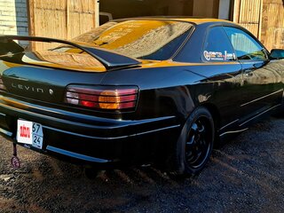 1996 Toyota Corolla Levin VII (AE110/AE111), чёрный, 550000 рублей, вид 4