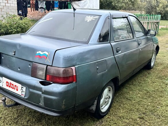2001 Lada (ВАЗ) 2110, серый, 80000 рублей - вид 5