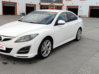 2010 Mazda 6 II (GH) Рестайлинг, белый, 1050000 рублей, вид 1