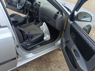 2007 Hyundai Accent ТагАЗ II, серебристый, 340000 рублей, вид 5