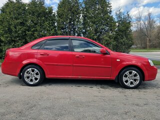 2004 Chevrolet Lacetti I, красный, 299000 рублей, вид 4