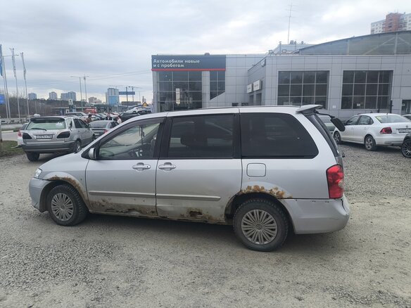 2003 Mazda MPV II (LW), серебристый, 300000 рублей - вид 3