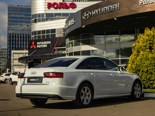 2015 Audi A6 IV (C7) Рестайлинг, белый, 2688000 рублей, вид 4