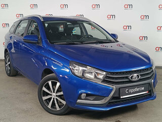 2020 Lada (ВАЗ) Vesta SW I, синий, 939000 рублей, вид 1