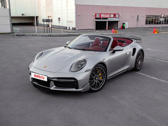 2020 Porsche 911 Turbo S VIII (992), серый
