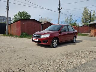 2016 Lada (ВАЗ) Granta I, красный, 423000 рублей, вид 2