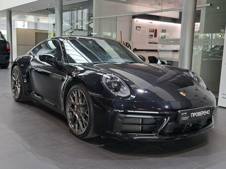 2019 Porsche 911 Carrera 4S VIII (992), чёрный, 14650000 рублей, вид 3