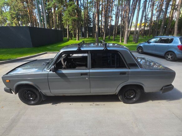 2011 Lada (ВАЗ) 2107, серый, 110000 рублей - вид 6