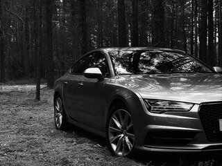 2015 Audi A7 I (4G) Рестайлинг, серый, 2999999 рублей, вид 5