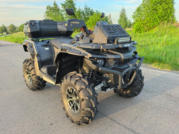 2022 Stels ATV-850 Guepard Trophy, чёрный, 850000 рублей - вид 4