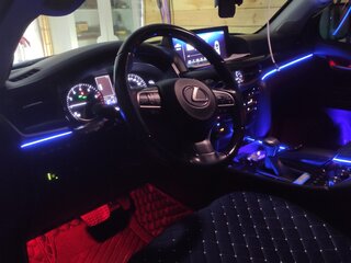 2016 Lexus LX 570 III Рестайлинг 2, белый, 9055000 рублей, вид 5