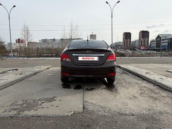 2015 Hyundai Solaris I Рестайлинг, коричневый - вид 5