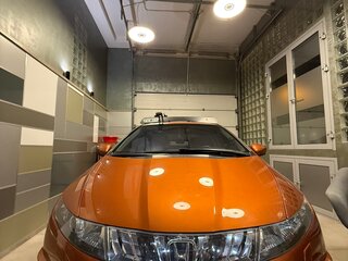 2008 Honda Civic VIII, оранжевый, 560000 рублей, вид 4