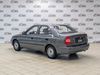 2006 Hyundai Accent ТагАЗ II, серый, 199000 рублей, вид 4