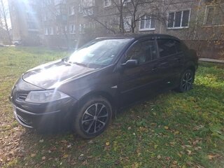 2008 Renault Megane II Рестайлинг, чёрный, 330000 рублей, вид 2