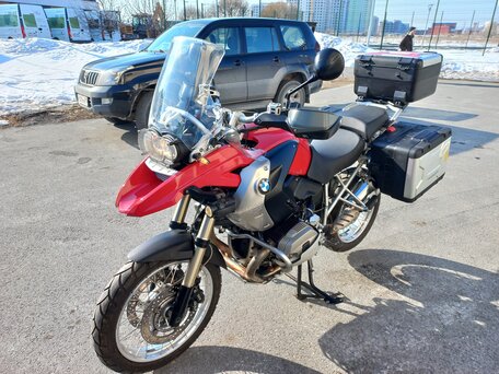 2010 BMW R 1200 GS, красный, 600000 рублей, вид 5