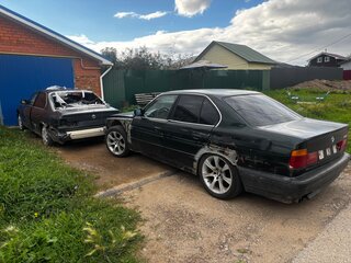 1988 BMW 5 серии 520i III (E34), синий, 175000 рублей, вид 2