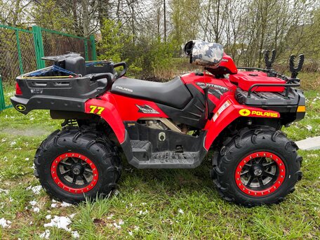 2007 Polaris Sportsman 500, красный, 505000 рублей, вид 2