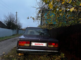 2002 Lada (ВАЗ) 2107, фиолетовый, 55000 рублей, вид 3