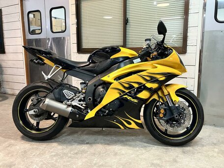 2008 Yamaha YZF-R6, жёлтый, 757000 рублей, вид 2