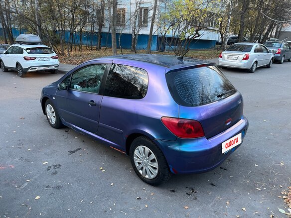 2002 Peugeot 307 I, синий, 120000 рублей - вид 3