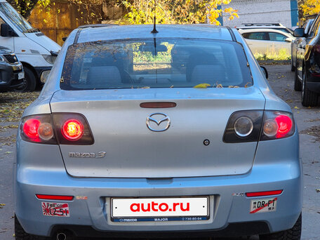 2008 Mazda 3 I (BK) Рестайлинг, серый, 645000 рублей, вид 4