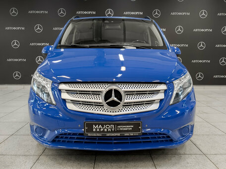 2018 Mercedes-Benz Vito 119 BlueTEC L1 III (W447), синий, 3600000 рублей, вид 2