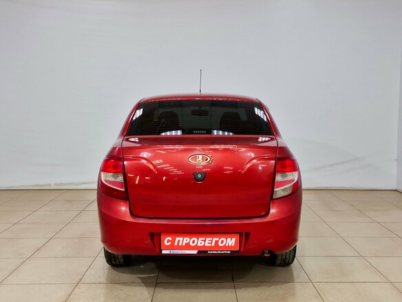 2013 Lada (ВАЗ) Granta I, красный, 248000 рублей - вид 4