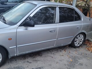2007 Hyundai Accent ТагАЗ II, серебристый, 350000 рублей, вид 3