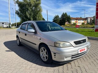 2001 Opel Astra G, серебристый, 230000 рублей, вид 2